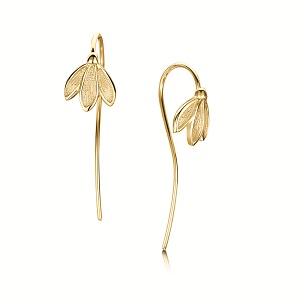 Snowdrop 9ct Gold Earrings - CMYK E226 